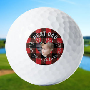 Best Vater Custom Kids Foto Red Buffalo Kariert Golfball