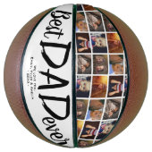 Best Vater Custom Vatertag 6 FotoCollage Basketball (Vertikal)