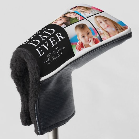 BEST VATER EVENT 4 FotoCollage Personalisiert Golf Headcover (3/4 Vorderseite)