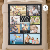 BEST VATER EVENT 9 FotoCollage Personalisiert Fleecedecke
