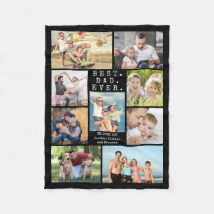 BEST VATER EVENT 9 FotoCollage Personalisiert Fleecedecke