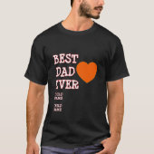 BEST VATER EVENT Schwarzes Herz T-Shirt (Vorderseite)