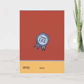 Best Vater Ever Award Funny Inspirivity Card Karte (Rückseite)