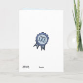 Best Vater Ever Award Funny Inspirivity Card Karte (Rückseite)