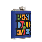 BEST VATER EVER-benutzerdefinierte Flasche Flachmann (Rechts)