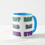 BEST VATER EVER Combo Tasse (VorderseiteRechts)