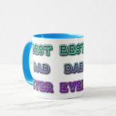 BEST VATER EVER Combo Tasse (Vorderseite Links)