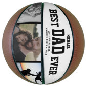BEST VATER EVER Cool Trendy Einzigartiger FotoColl Basketball (Vertikal)