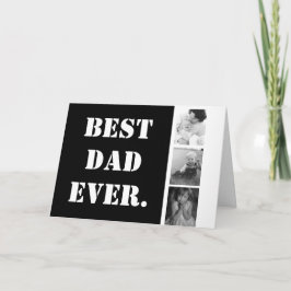 BEST VATER EVER Familienfoto Collage Vathage Day Karte