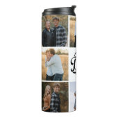 "Best Vater Ever" Foto Tumbler Thermosbecher (Nach links gedreht)
