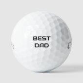 "Best Vater Ever" Golf Ball (Vorderseite)