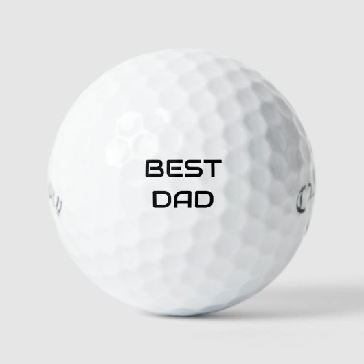 "Best Vater Ever" Golf Ball (Vorderseite)