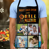 BEST VATER EVER GRILL MASTER 16 Fotocollage-Namen Schürze