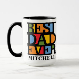 BEST VATER EVER INDIVIDUELLE NAME TASSE