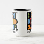 BEST VATER EVER INDIVIDUELLE NAME TASSE (Zentrum)