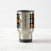 BEST VATER EVER INDIVIDUELLE NAME TASSE (Mittel)