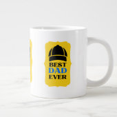 BEST VATER EVER Jumbo-Tasse (Rechts)
