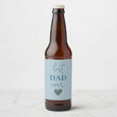Best Vater-Ever-Label | Vatertagsgeschenk Bierflaschenetikett (Vorderseite)