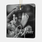 Best Vater Ever Modern Classic Einfach Elegantes F Keramikornament (Links)