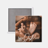 Best Vater Ever Modern Classic Einfach Elegantes F Magnet (Vorderseite/Rückseite)