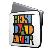 BEST VATER EVER Notebook-Ärmel Laptopschutzhülle (Vorderseite Links)