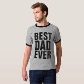 BEST VATER EVER T - SHIRT (Vorne ganz)
