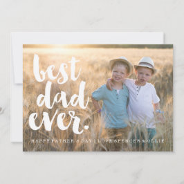 BEST VATER EVER | VATER DAY CARD KARTE