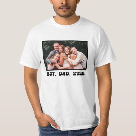 Best Vater Ever Vatertag Shirt (Vorderseite)