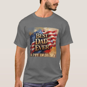 BEST VATER EVU USA FLAG Custom T - Shirt For Vater