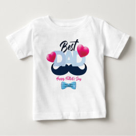 BEST VATER FLAUBT VATER'S DAY BABY T-SHIRT