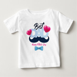 BEST VATER FLAUBT VATER'S DAY BABY T-SHIRT
