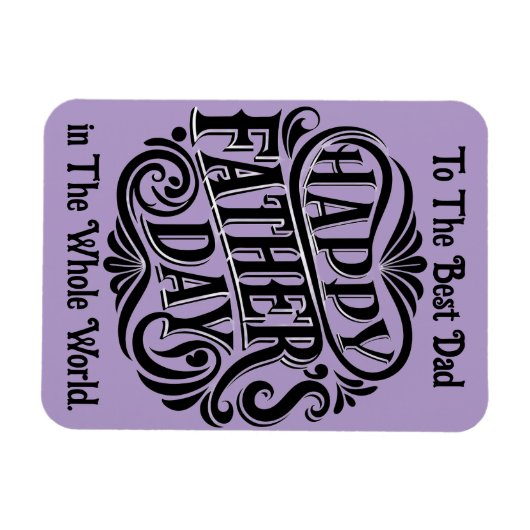 Best Vater Flexible Foto Magnet (Horizontal)