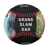 Best Vater Foto Black Baseball (Vorderseite)