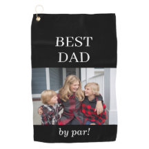 Best Vater Foto Pro Muttertag Golf Handtuch