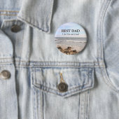 Best Vater Foto Wavy Atlantic Ocean Blue Sky Button (Beispiel)