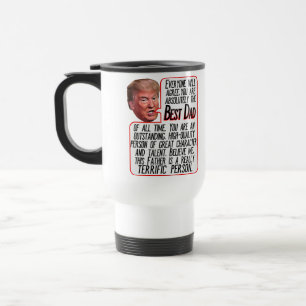 Best Vater Funny Donald Trump Vathers Day Reisebecher