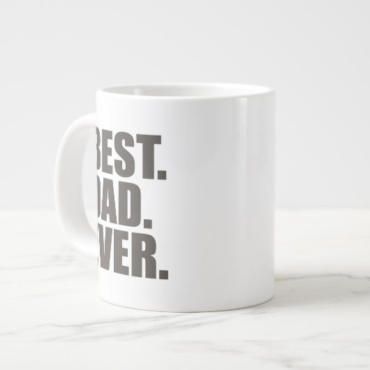 Best. Vater. Immer. Jumbo-Tasse (Vorderseite Links)