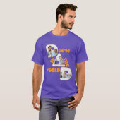 BEST VATER IN DER WELT, Foto Collage Orange, T-Shirt (Vorne ganz)