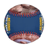 Best Vater in World Family Fotos - Navy Blue Baseball (Rückseite)