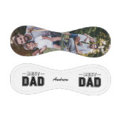 Best Vater Individuelle Name Modernes 2 Foto Baseball (Paneele)