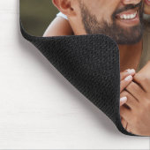 BEST VATER JE CUSTOM FOTO UND NAME GREEN WHITE MOUSEPAD (Ecke)