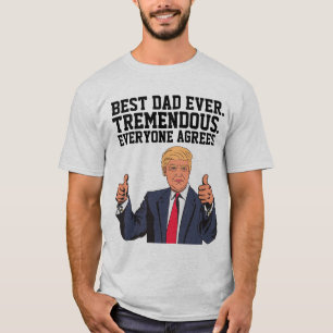 BEST VATER JE DONALD TRUMP-T - SHIRT