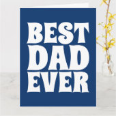 BEST VATER JE GIANT GREETING CARDS KARTE (Gelbe Blume)