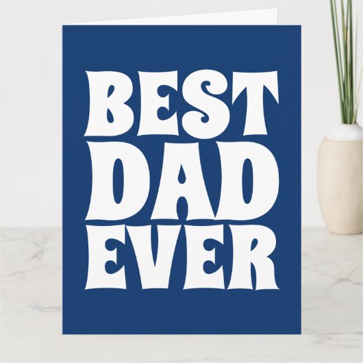 BEST VATER JE GIANT GREETING CARDS KARTE (Vorderseite)