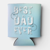 Best Vater je Grunge Typografy Foto Dosenkühler (Vorderseite)
