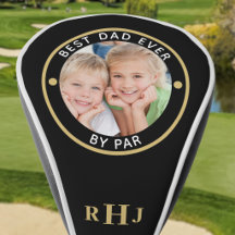 BEST VATER JE NACH PAR Foto Monogram Black