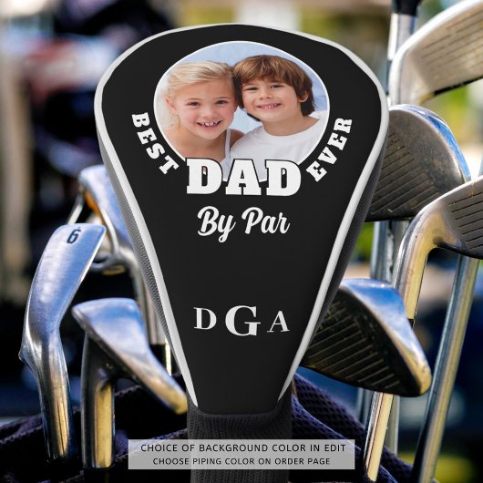 BEST VATER JE NACH PAR Foto Monogramm benutzerdefi Golf Headcover