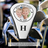 BEST VATER JE NACH PAR Monogramm Foto Golf Headcover