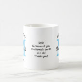 BEST VATER JE Personalisierte Kaffee-Tasse Kaffeetasse (Mittel)
