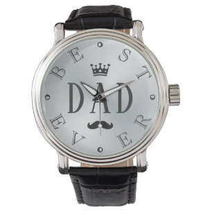 BEST VATER JE Silver Gradient Armbanduhr